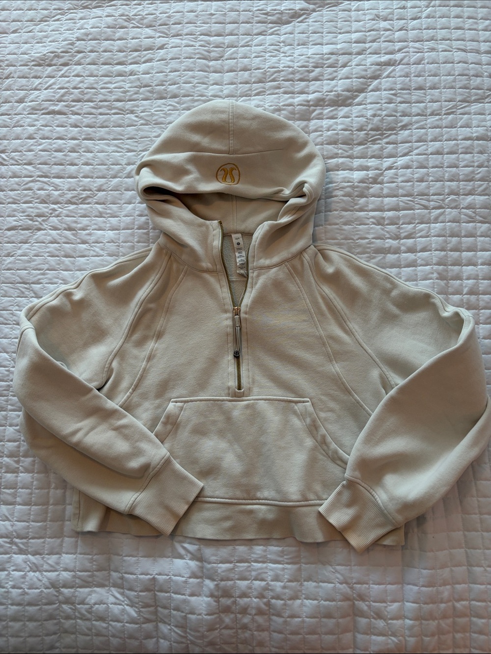 Lululemon Gold Accent Scuba Hoodie